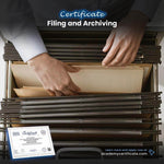 شهادة التقديم والأرشفة