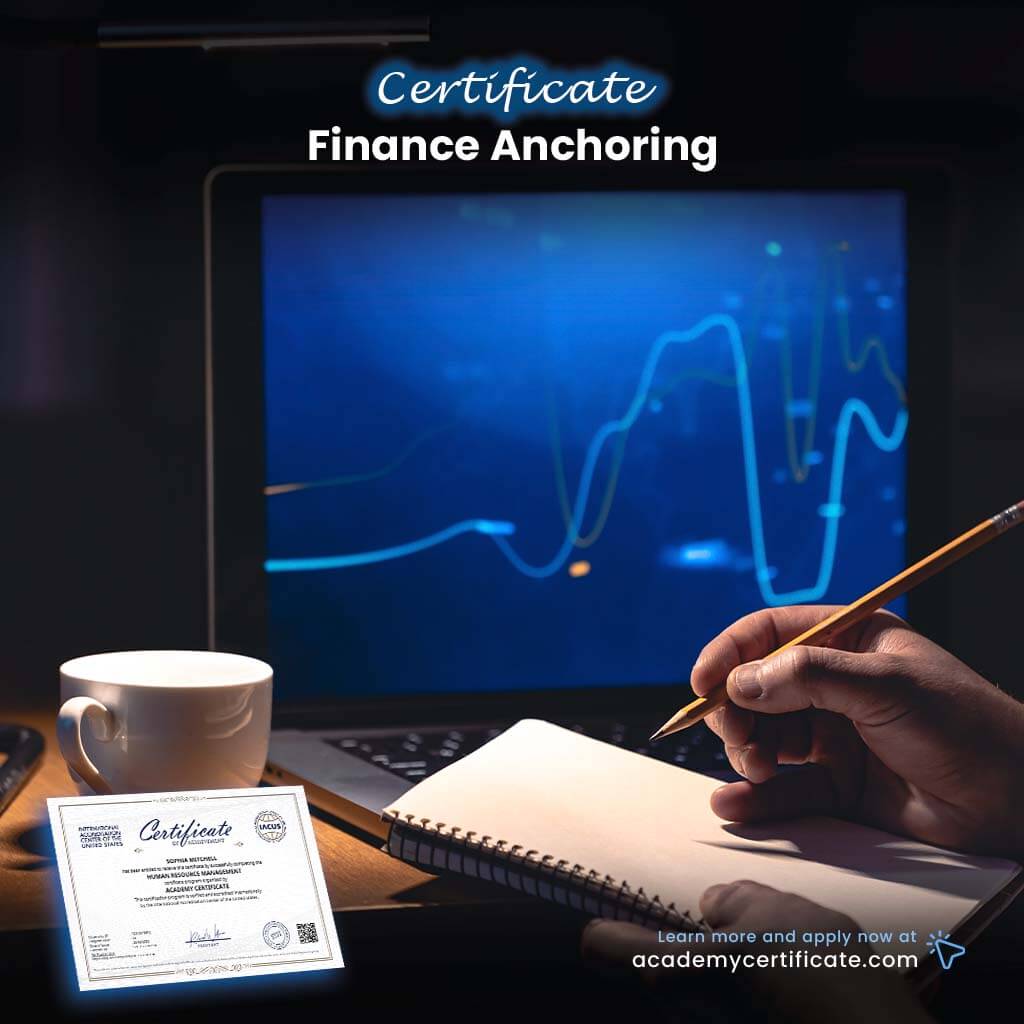 Finance Anchoring Certificate