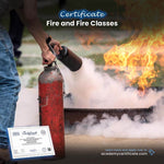 Fire and Fire Classes Certificate