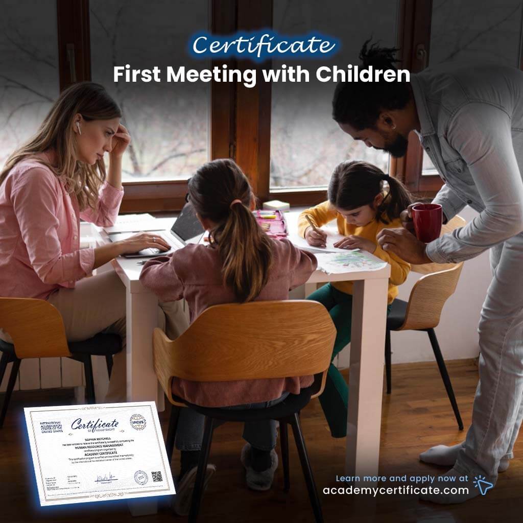 First Meeting with Children Certificate