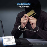 Fraud Audit Certificate