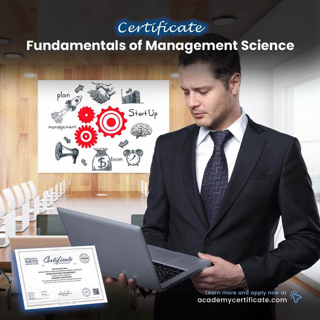 Fundamentals of Management Science Certificate
