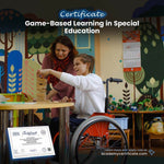 شهادة التعلم القائم على الألعاب في التربية الخاصة