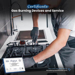 Gas Burning Devices and Service Certificate