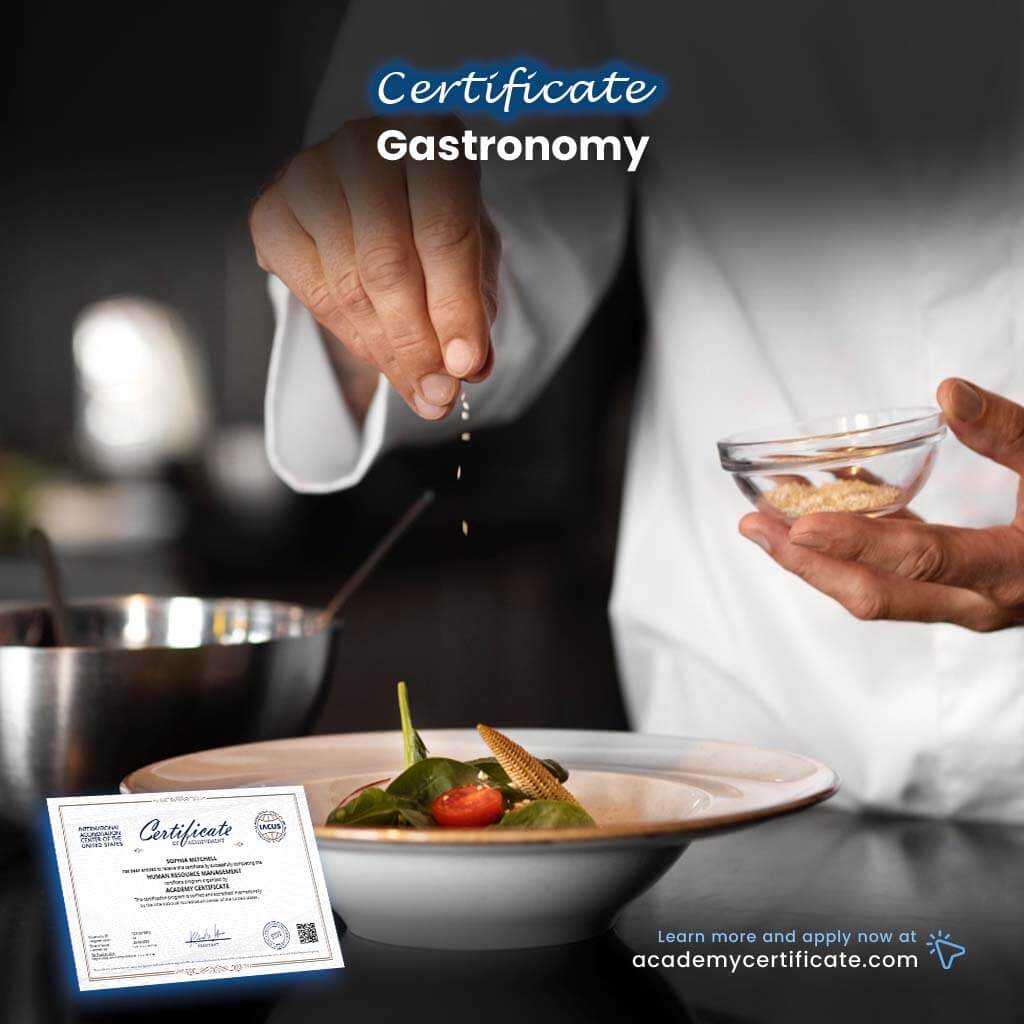 Gastronomy Certificate