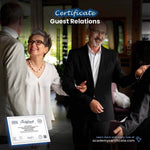 شهادة علاقات الضيوف