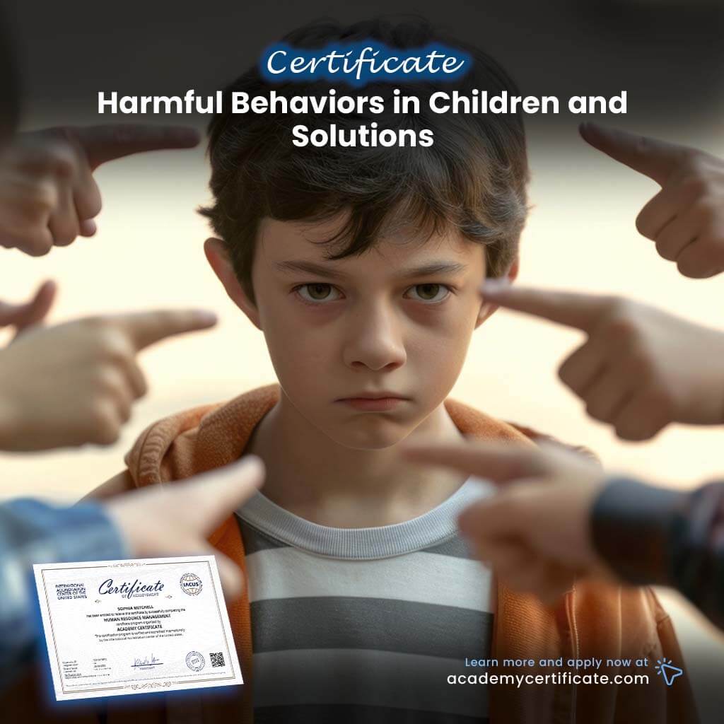 شهادة السلوكيات الضارة لدى الأطفال وحلولها