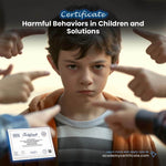 شهادة السلوكيات الضارة لدى الأطفال وحلولها