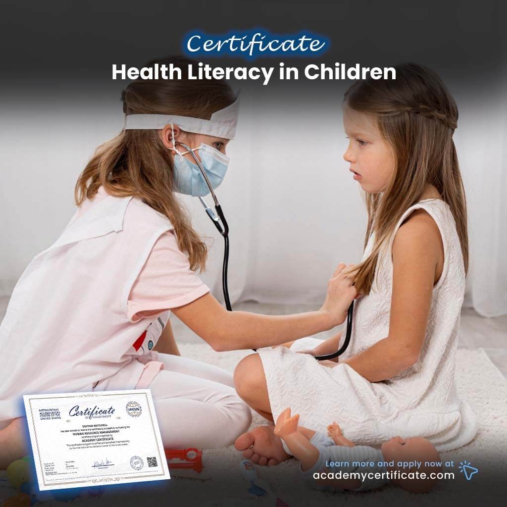 Health Literacy in Children Certificate