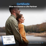 How to Choose a Life Partner Certificate