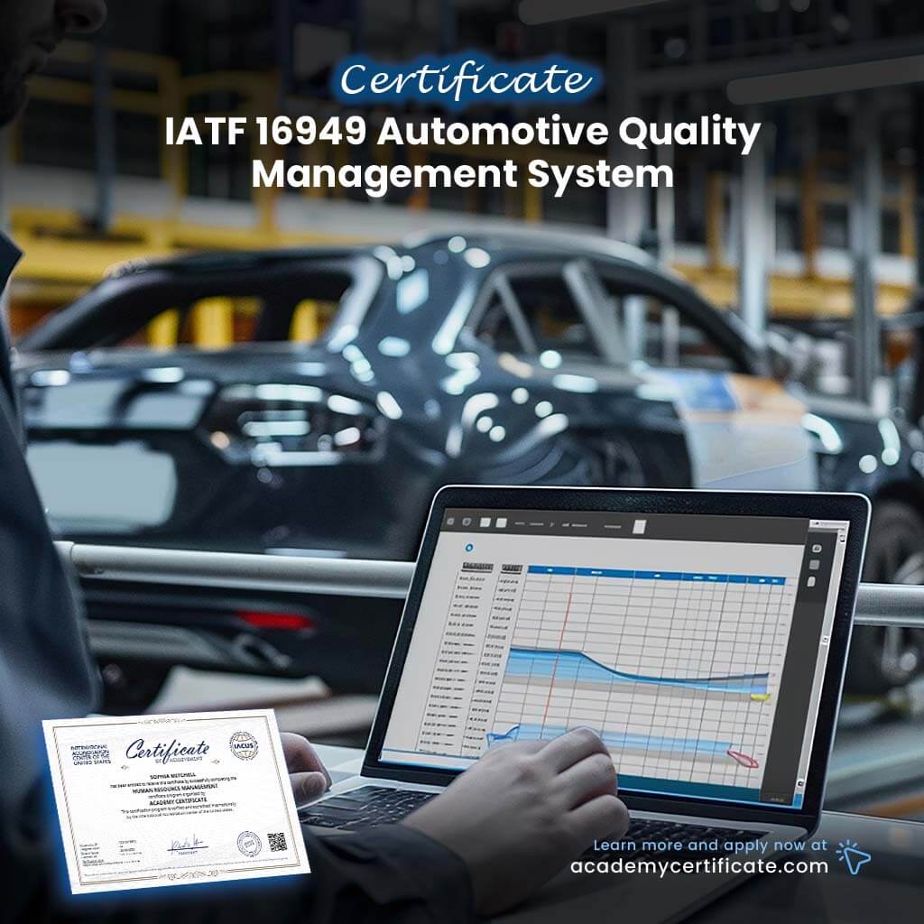 IATF 16949 Automotive Quality Management System Certificate