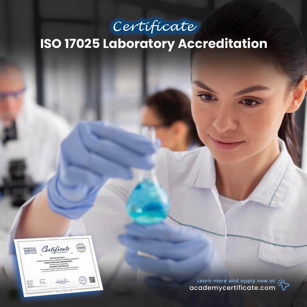 ISO 17025 Laboratory Accreditation Certificate