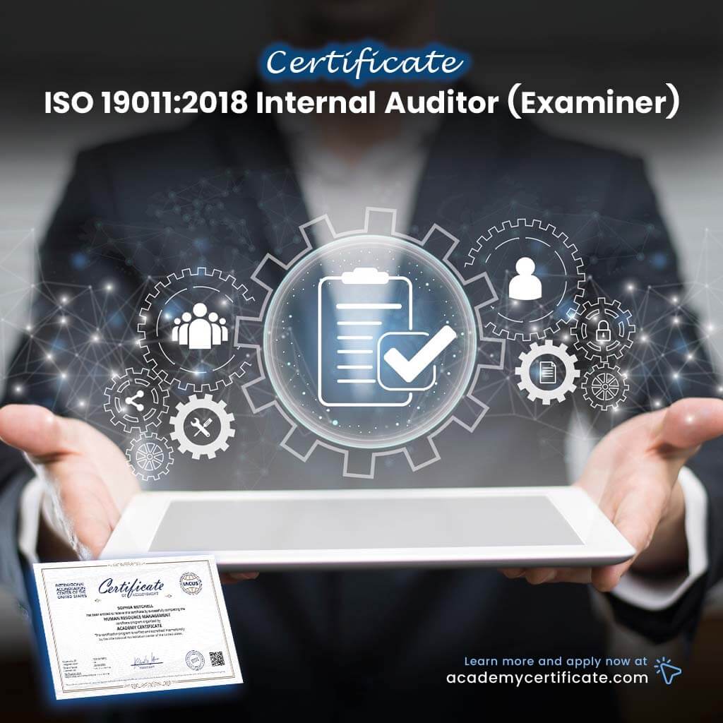 ISO 19011:2018 Internal Auditor (Examiner) Certificate