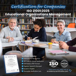ISO 21001:2025 Educational Organizations Management System Certification for Companies and Institutions