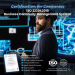ISO 22301:2019 Business Continuity Management System Certification for Companies and Institutions