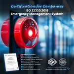 ISO 22320:2018 Emergency Management System Certification for Companies and Institutions