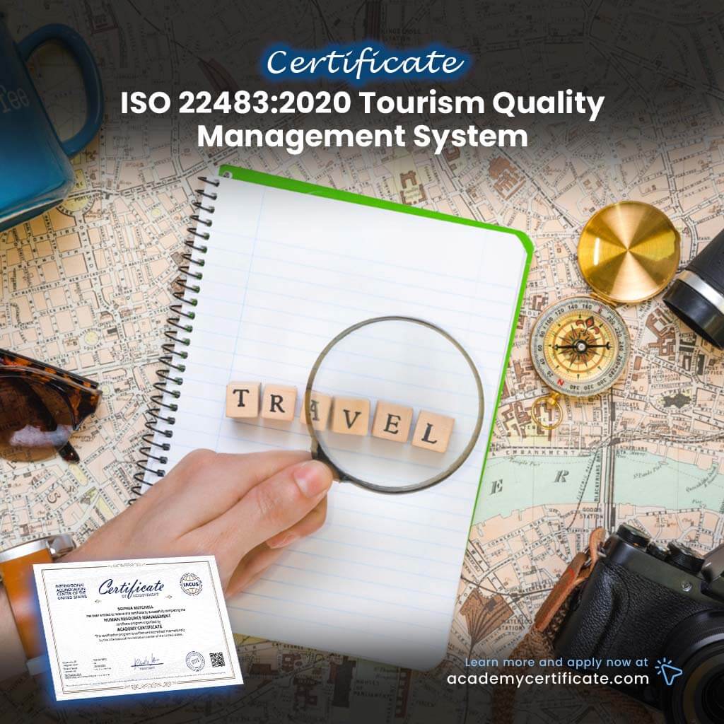 ISO 22483:2020 Tourism Quality Management System Certificate