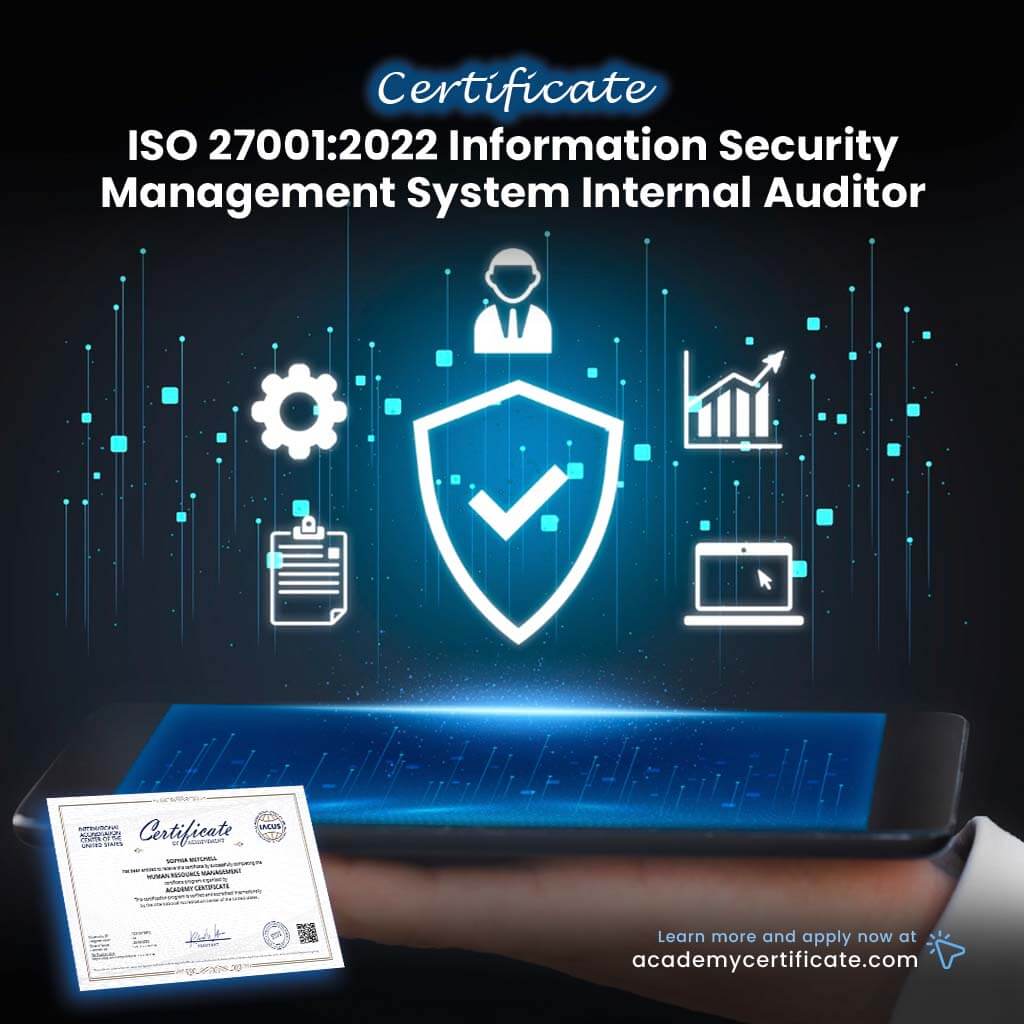 شهادة المدقق الداخلي لنظام إدارة أمن المعلومات ISO 27001:2022