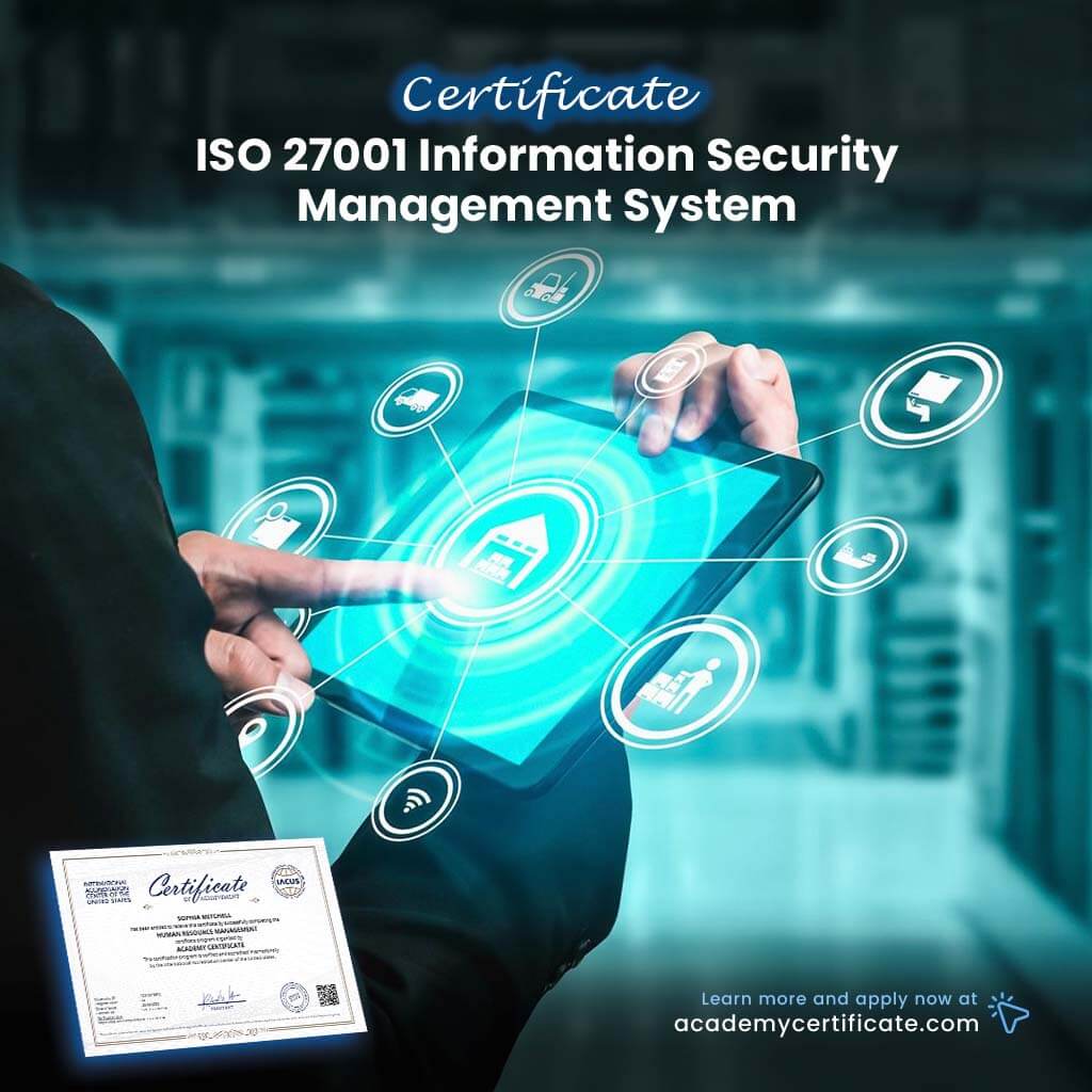 ISO 27001 Information Security Management System Certificate