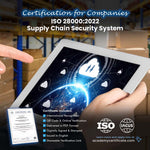 ISO 28000:2022 Supply Chain Security System Certification for Companies and Institutions