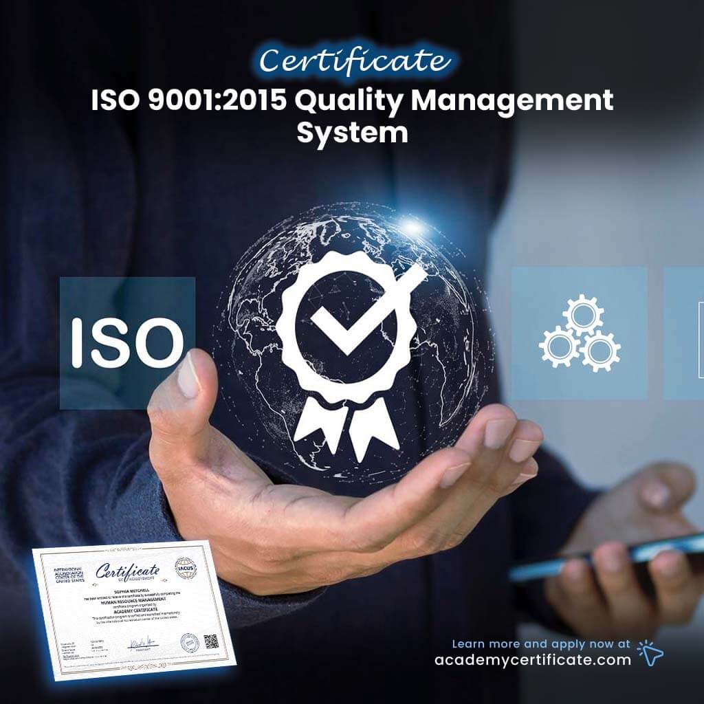 ISO 9001:2015 Quality Management System Certificate
