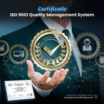 ISO 9001 Quality Management System Certificate