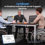 شهادة خدمات الدعم الاجتماعي للأفراد ذوي الإعاقة