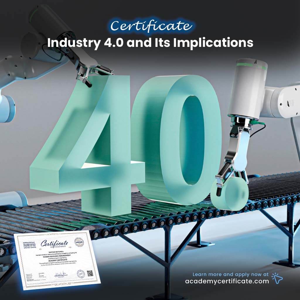 Industry 4.0 and Its Implications Certificate