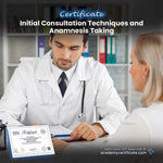 Initial Consultation Techniques and Anamnesis Taking Certificate