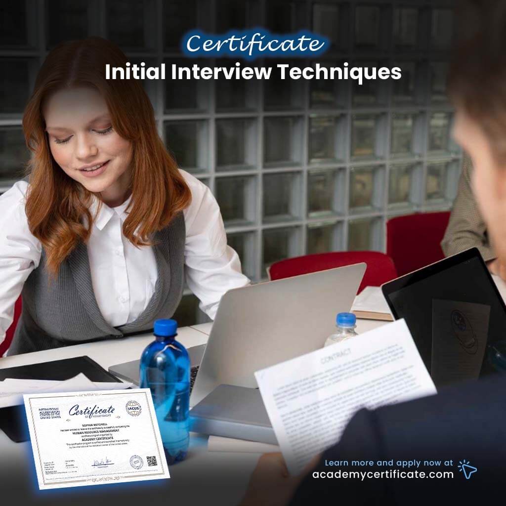 Initial Interview Techniques Certificate