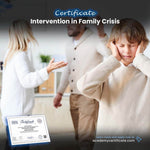 شهادة التدخل في الأزمات الأسرية
