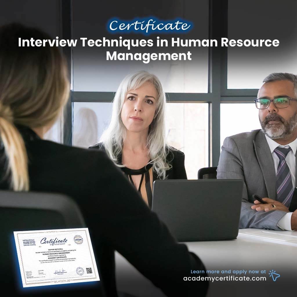 شهادة في تقنيات المقابلة في إدارة الموارد البشرية
