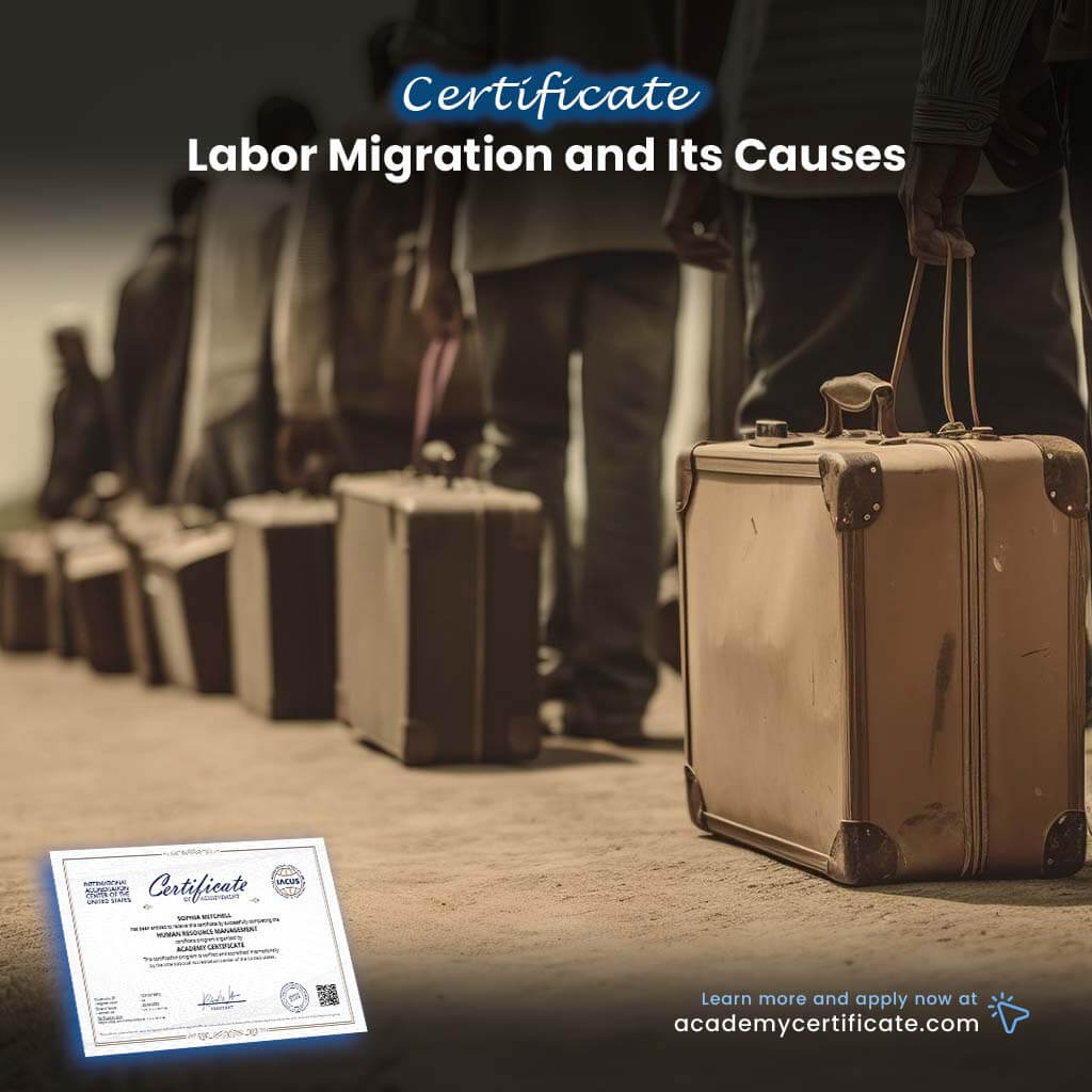 Labor Migration and Its Causes Certificate