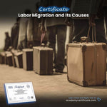 Labor Migration and Its Causes Certificate