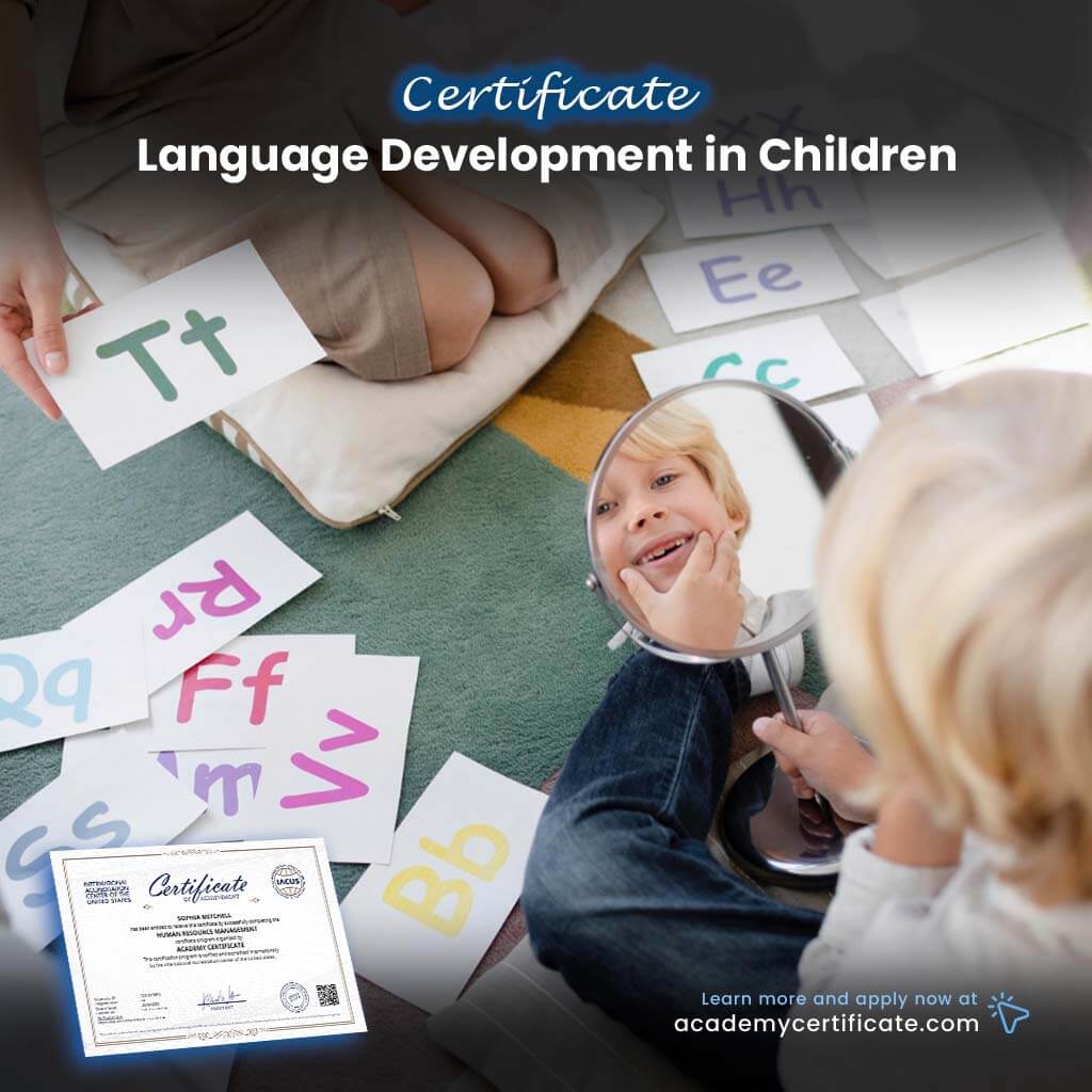 Language Development in Children Certificate