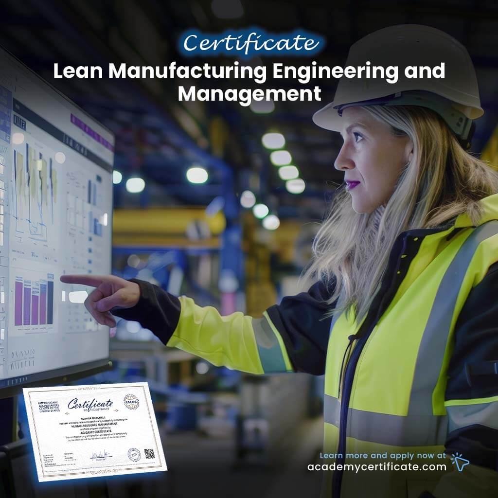 Lean Manufacturing Engineering and Management Certificate