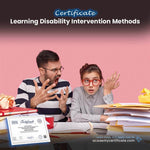شهادة أساليب التدخل في صعوبات التعلم