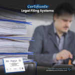 Legal Filing Systems Certificate