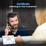 Listening to Your Customers Certificate