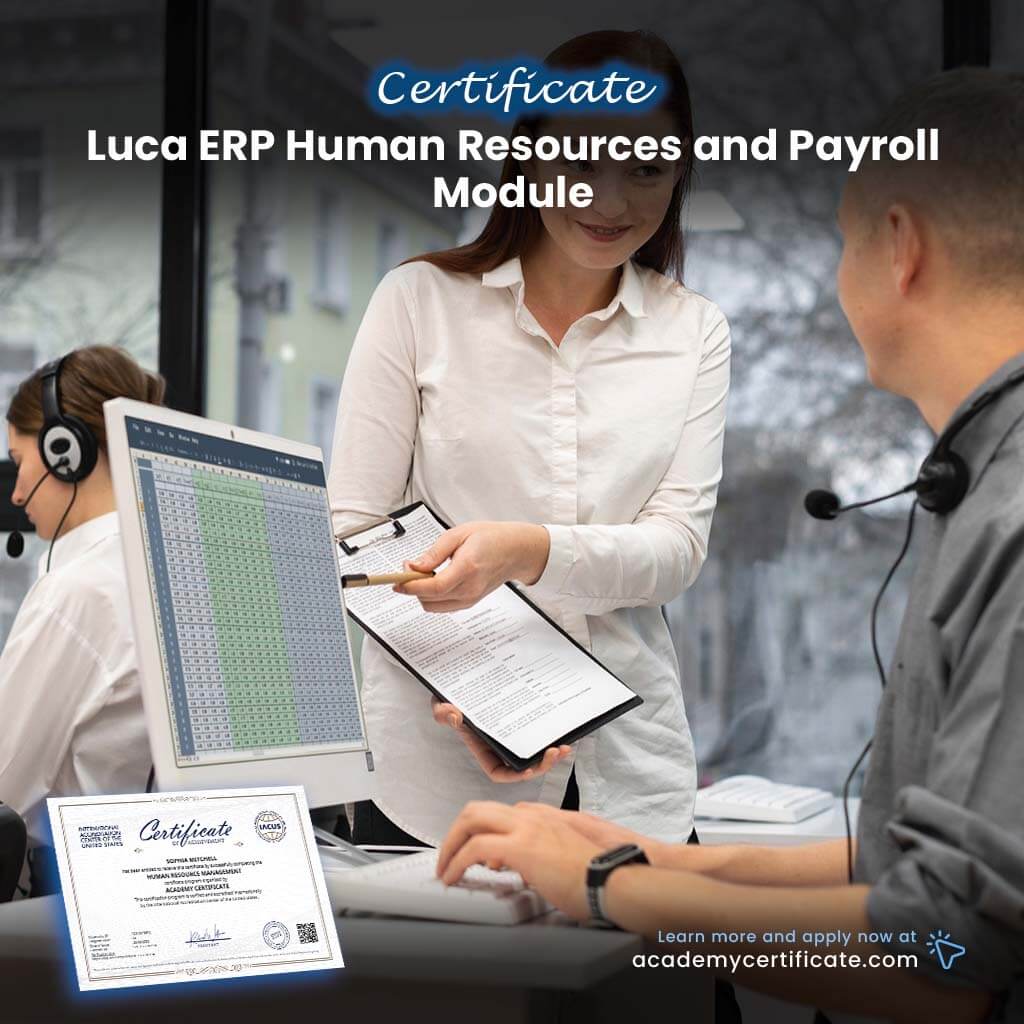 Luca ERP Human Resources and Payroll Module Certificate