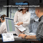 Luca ERP Human Resources and Payroll Module Certificate