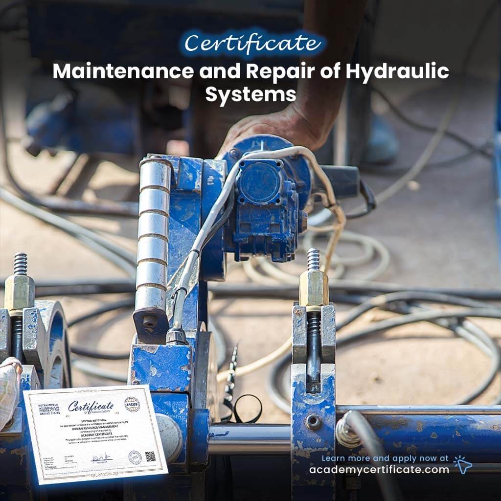 Maintenance and Repair of Hydraulic Systems Certificate