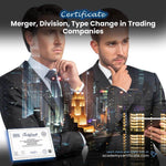 Merger, Division, Type Change in Trading Companies Certificate
