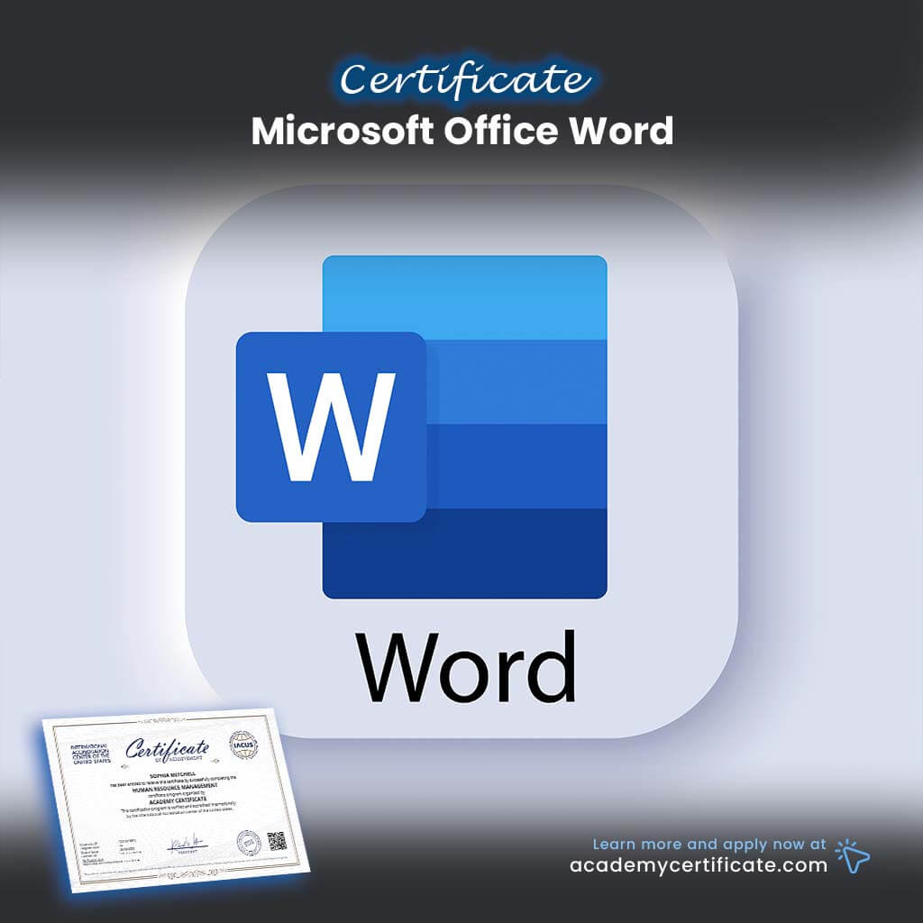 Microsoft Office Word Certificate