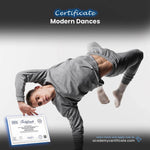 شهادة الرقصات الحديثة