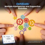 شهادة الذكاءات المتعددة والأنشطة الداعمة