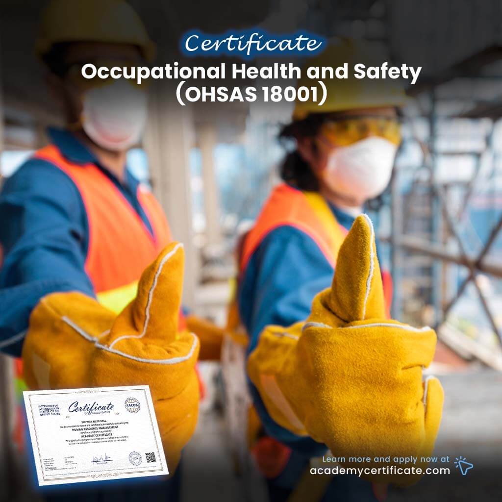 Occupational Health and Safety (OHSAS 18001) Certificate