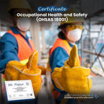 Occupational Health and Safety (OHSAS 18001) Certificate