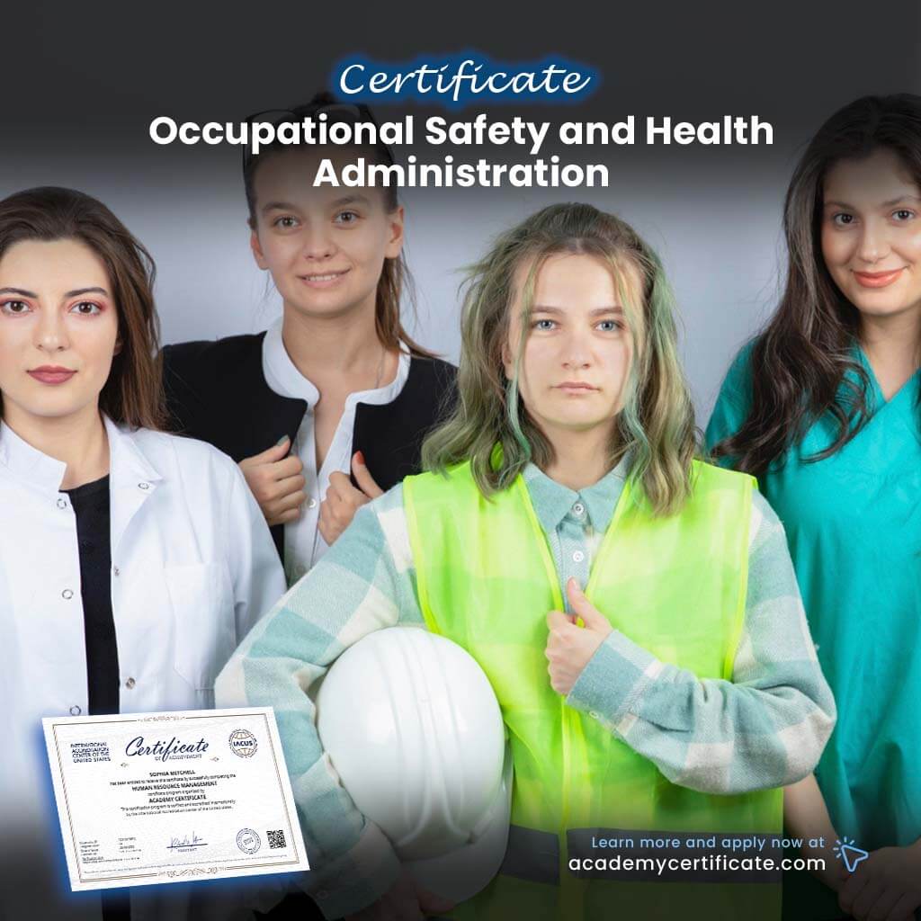 Occupational Safety and Health Administration Certificate