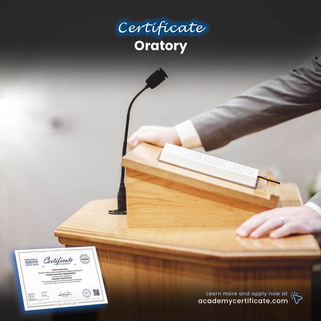 Oratory Certificate